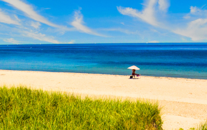 Allied traveler enjoying the beach Allied traveler enjoying the beach